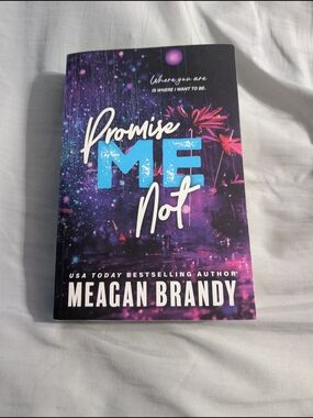 Promise Me Not by Meagan Brandy - Purple & Blue Paperback